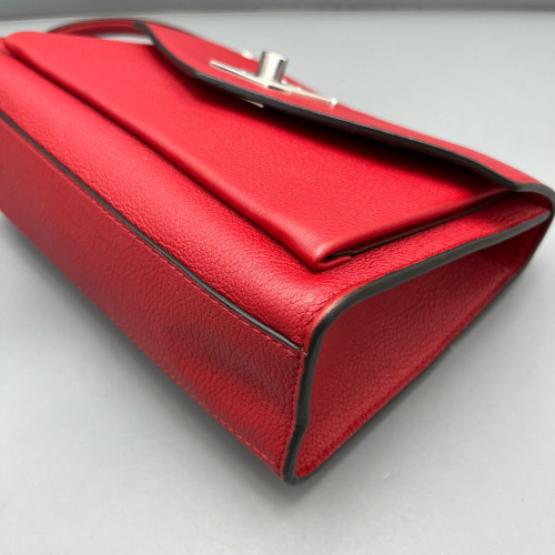 Louis Vuitton Mylockme Chain Bag BB Calfskin Red