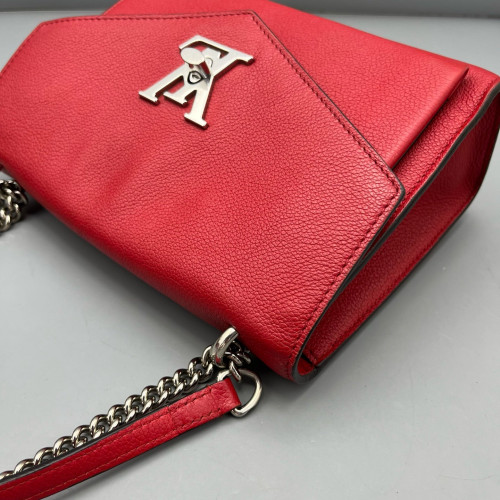 Louis Vuitton Mylockme Chain Bag BB Calfskin Red