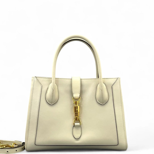 Gucci Two-Way Bag Calfskin White