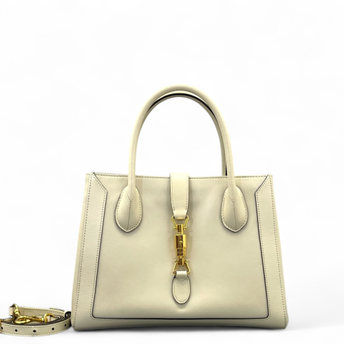 Gucci Two-Way Bag Calfskin White