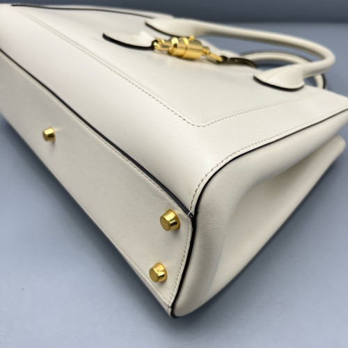Gucci Two-Way Bag Calfskin White