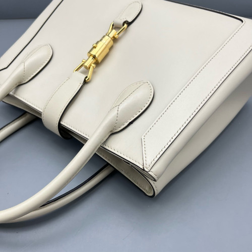 Gucci Two-Way Bag Calfskin White