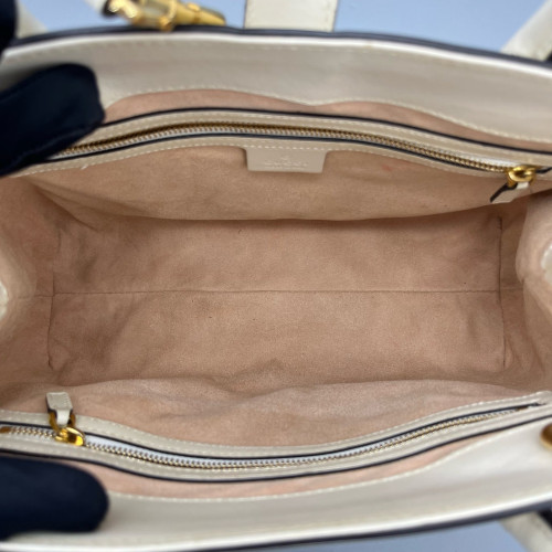 Gucci Two-Way Bag Calfskin White
