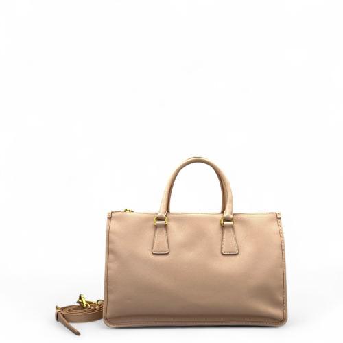 Prada Two-Way Bag Saffiano Calfskin Nude Pink