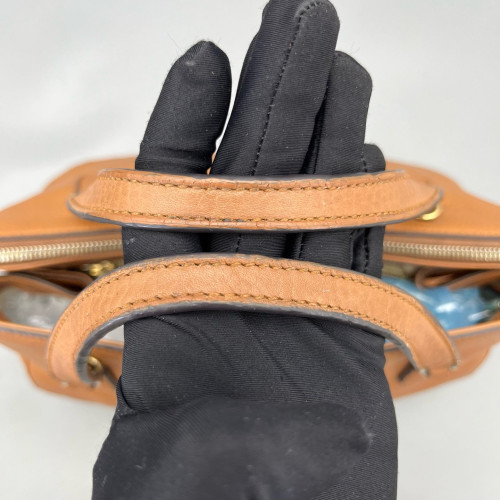 Gucci Two-Way Bag Calfskin Brown