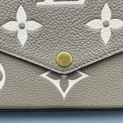 Louis Vuitton Pochette Felicie Chain Wallet Monogram Empreinte Giant Marmo Louis Vuitton Pochette Felicie Chain Wallet Monogram Empreinte Giant Marmo