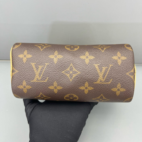 Louis Vuitton Nano Speedy Bandouliere Monogram Brown