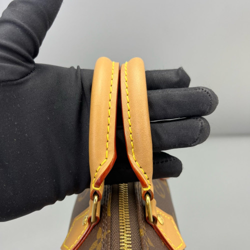 Louis Vuitton Nano Speedy Bandouliere Monogram Brown
