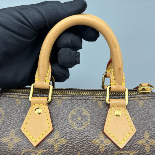 Louis Vuitton Nano Speedy Bandouliere Monogram Brown