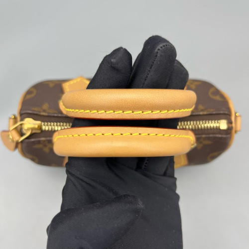 Louis Vuitton Nano Speedy Bandouliere Monogram Brown