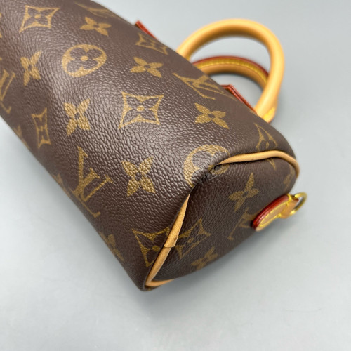 Louis Vuitton Nano Speedy Bandouliere Monogram Brown