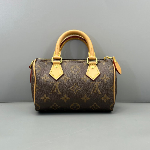 Louis Vuitton Nano Speedy Bandouliere Monogram Brown