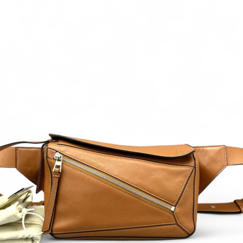 Loewe Waist Belt Bag Calfskin Tan
