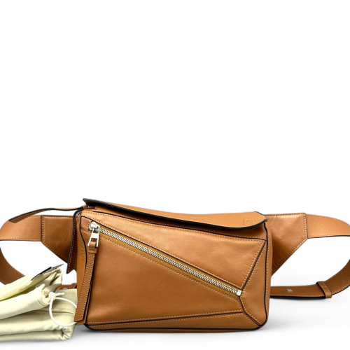 Loewe Waist Belt Bag Calfskin Tan