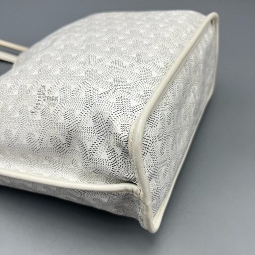 Goyard Anjou Mini Goyardine White Grey