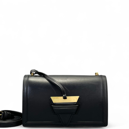 Loewe Medium Barcelona Shoulder Calfskin Black