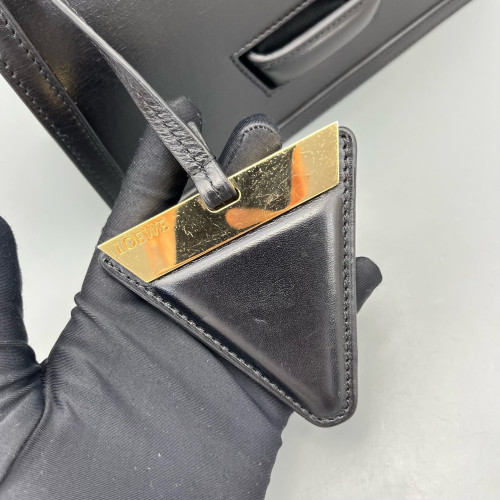 Loewe Medium Barcelona Shoulder Calfskin Black