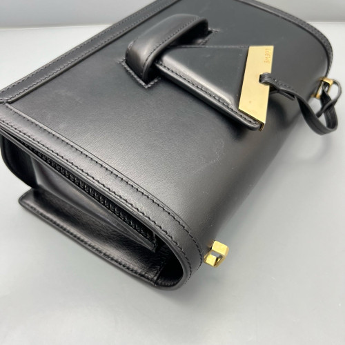 Loewe Medium Barcelona Shoulder Calfskin Black