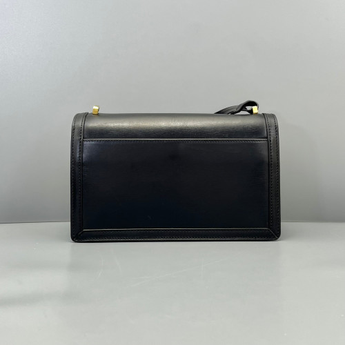Loewe Medium Barcelona Shoulder Calfskin Black