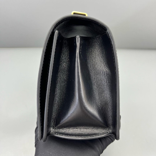 Loewe Medium Barcelona Shoulder Calfskin Black