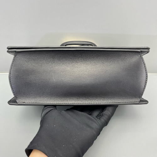 Loewe Medium Barcelona Shoulder Calfskin Black