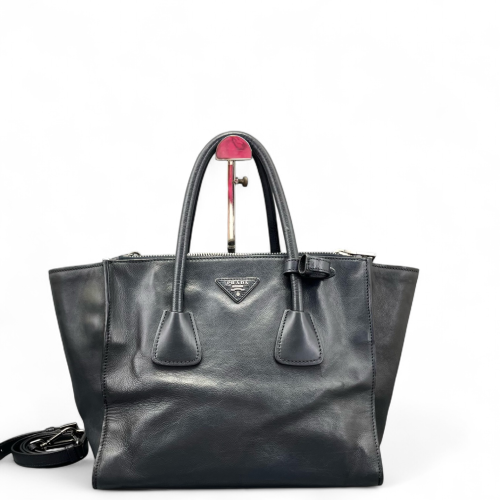 Prada Tote Bag Calfskin Black