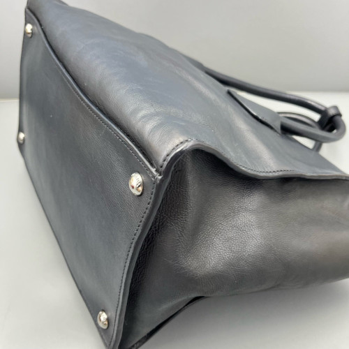 Prada Tote Bag Calfskin Black