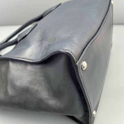 Prada Tote Bag Calfskin Black