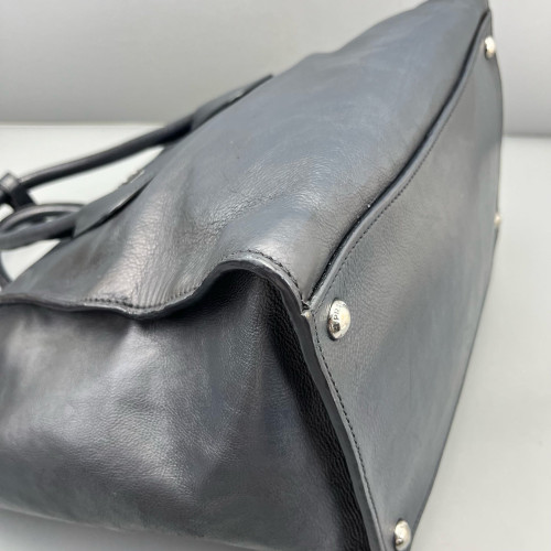 Prada Tote Bag Calfskin Black