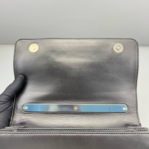 Valentino Rockstud Wallet On Chain WOC Calfskin Black