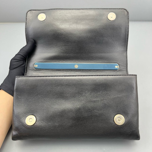 Valentino Rockstud Wallet On Chain WOC Calfskin Black