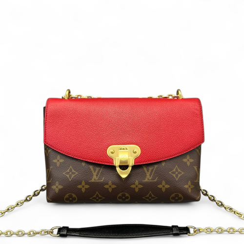 Louis Vuitton Saint Placide Monogram Brown Red