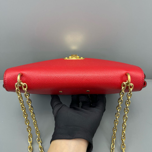 Louis Vuitton Saint Placide Monogram Brown Red