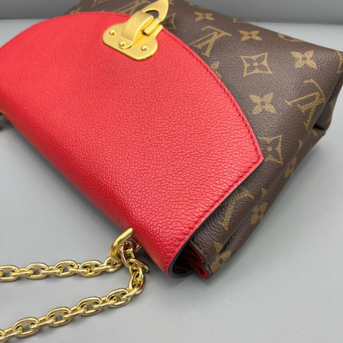 Louis Vuitton Saint Placide Monogram Brown Red
