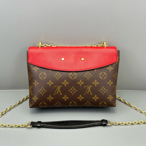 Louis Vuitton Saint Placide Monogram Brown Red