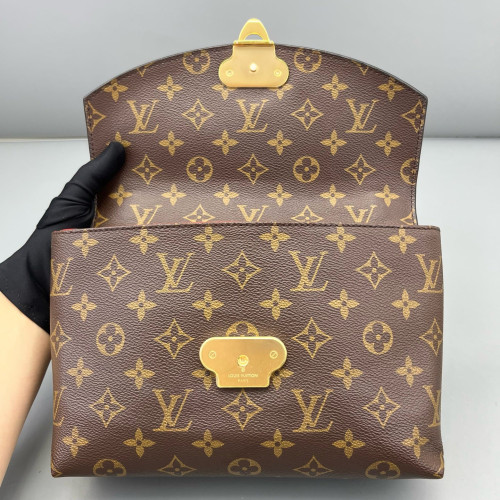 Louis Vuitton Saint Placide Monogram Brown Red