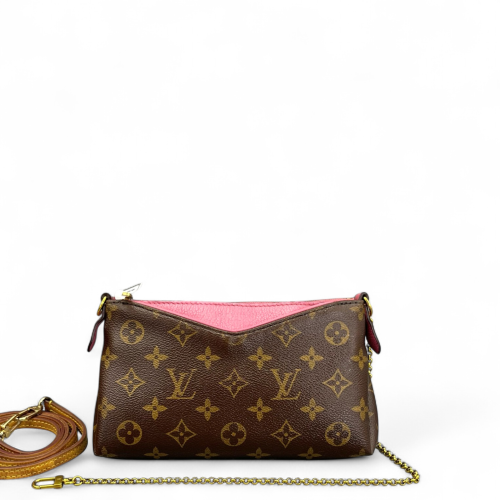 Louis Vuitton Pallas Clutch Monogram Brown