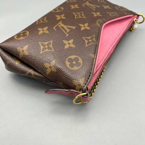 Louis Vuitton Pallas Clutch Monogram Brown