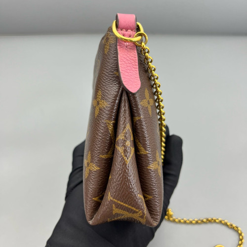 Louis Vuitton Pallas Clutch Monogram Brown