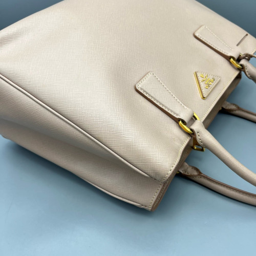 Prada Medium Galleria Double Zip Tote Saffiano Calfskin Nude Pink Prada Medium Galleria Double Zip Tote Saffiano Calfskin Nude Pink