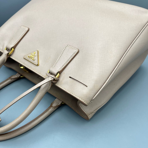 Prada Medium Galleria Double Zip Tote Saffiano Calfskin Nude Pink Prada Medium Galleria Double Zip Tote Saffiano Calfskin Nude Pink
