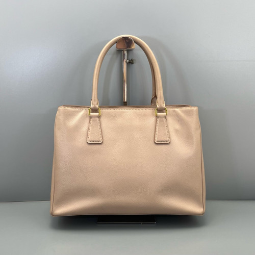 Prada Medium Galleria Double Zip Tote Saffiano Calfskin Nude Pink Prada Medium Galleria Double Zip Tote Saffiano Calfskin Nude Pink