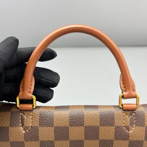 Louis Vuitton Beaumarchais Shoulder Bag Damier Ebene Brown