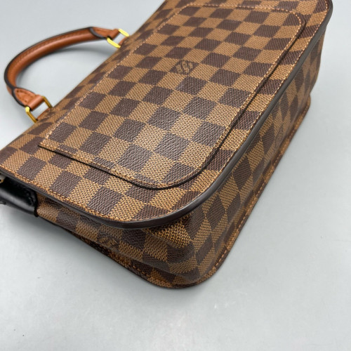 Louis Vuitton Beaumarchais Shoulder Bag Damier Ebene Brown