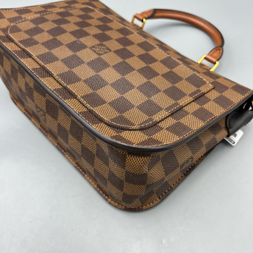 Louis Vuitton Beaumarchais Shoulder Bag Damier Ebene Brown