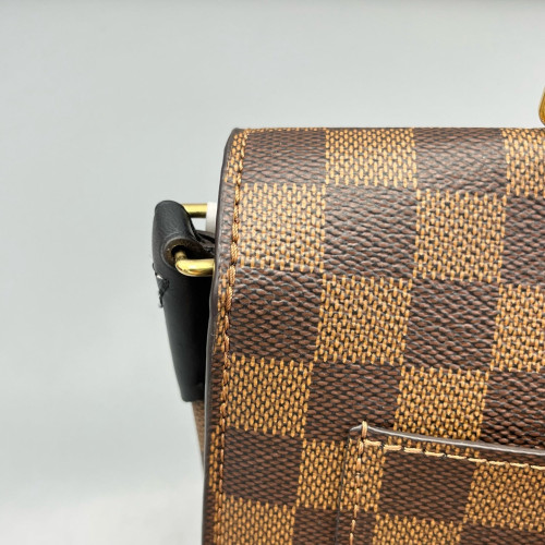Louis Vuitton Beaumarchais Shoulder Bag Damier Ebene Brown