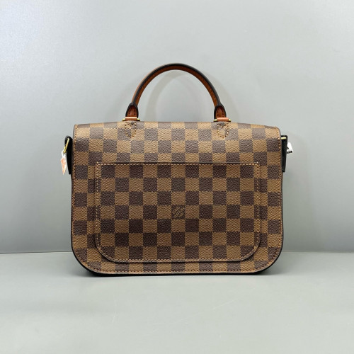 Louis Vuitton Beaumarchais Shoulder Bag Damier Ebene Brown