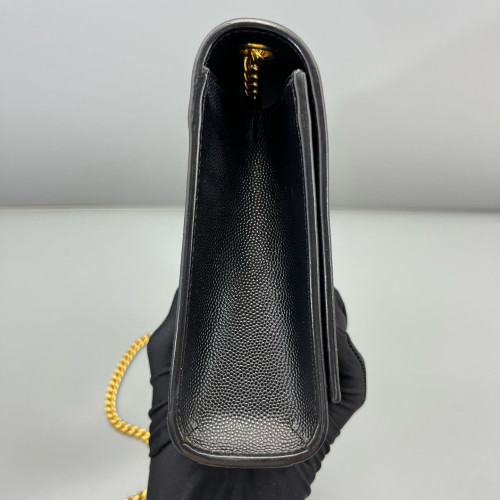 Yves Saint Laurent Medium Classic Kate Caviar Black