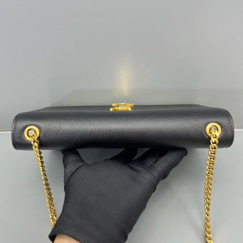 Yves Saint Laurent Medium Classic Kate Caviar Black