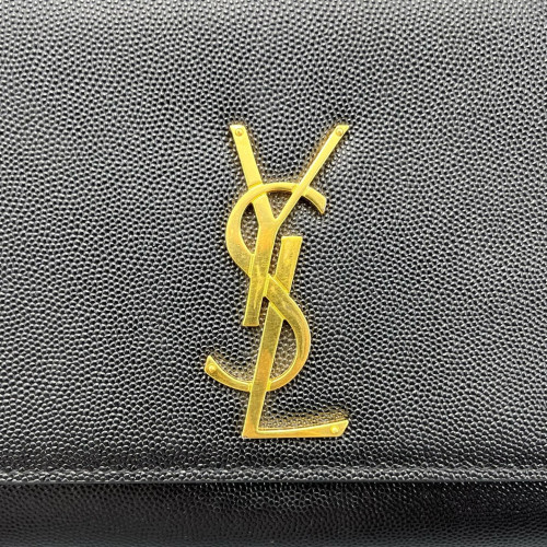 Yves Saint Laurent Medium Classic Kate Caviar Black